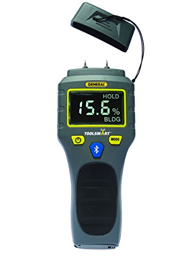 General ToolsToolSmart Bluetooth Connected Digital Moisture Meter, Pin-Type, LCD (TS06)