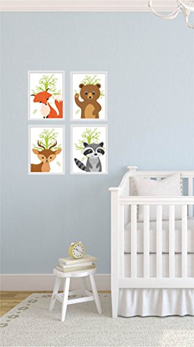 Bild Set Waldtiere DIN A4 Tiere Wandbild K1-K4 - 2