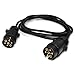Produktbild VERLÄNGERUNG KABEL ADAPTER 3 METER 7 POLIG AUTO ANHÄNGER 12V SCHWARZ