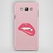 Produktbild IQCases Bite Lip Lipa Lippen Telefon Rosa Fall Deckung Schutz Dua Neues Modell für Samsung Galaxy A7 2015
