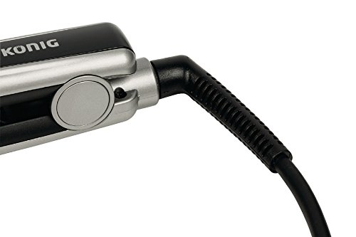 Eurosell – Profi Keramik 2-in-1-Haarstyler 25mm Haarglätter mit Lockenstabfunktion Glätteeisen Glätteisen Lockenstab Kombi Gerät - 2