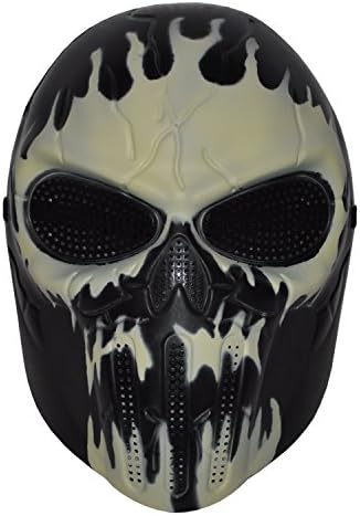 Halloween Scary Fancy Dress Party Accessories (Dark Skeleton Mask)