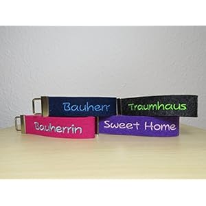 Schlüsselanhänger mit Namen oder Spruch