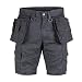 Produktbild Dunderdon Workwear P55S Zimmermann's Vantage Shorts, schwarz, W36