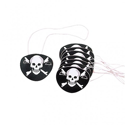 89 Teile Piraten Schatzsuche Set 8 Personen für die Schatzsuche zum Kindergeburtstag – Schatzkiste, Piratenhüte, Party Deko - 4