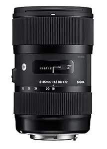 Sigma 18-35mm F1.8 DC HSM Lens for Nikon APS-C DSLRs (Black)