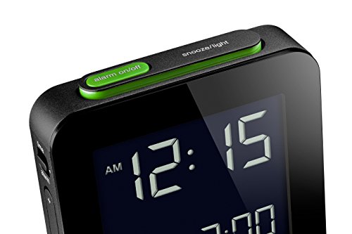 Braun-Reisewecker, LED, Quartzwerk BNC009BK - 5
