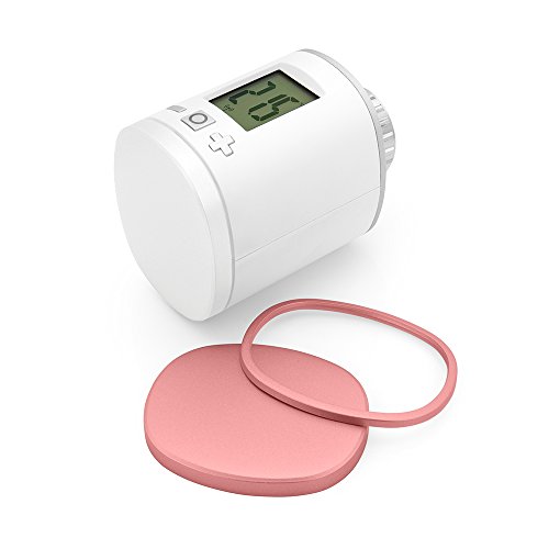 eurot Electronic Z-Wave Plus Design blende/set colore blenden per risparmio energetico regolatore/Riscaldamento Termostato Z-Wave - Color Spot - Alla moda - Light Pink