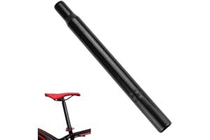 AFASOES Reggisella per bicicletta, 25,4/27,2/28,6/31,8 mm, in ferro, per mountain bike, bici da strada, mountain bike, bici da strada, mountain bike, bici da strada, BMX, cambio fisso, nero