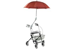 ROLKO KOHLGRÜBER GMBH Rollatorschirm Protektor inkl. Befestigung graubraun