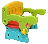 Clamaro ‚SwitchBench‘ 2in1 Kinder Sitztruhe mit Klapptisch oder Rückenlehe und geheimer Truhe, einfach die Sitzbank mit Lehne in eine Sitzbanktruhe mit Tisch umklappen, flexible Indoor und Outoor Kindersitzgruppe aus wetterfestem Kunststoff für den Garten oder im Kinderzimmer - 9