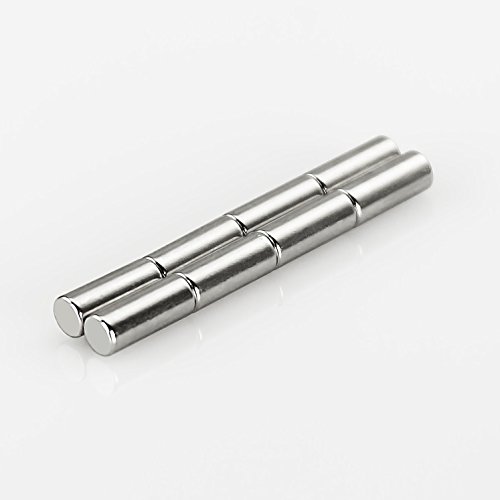 Oblique-Unique® 5 Exreme Neodym Stift Magnete 4 x 10mm - N50 !!
