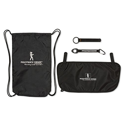 Piggyback Rider Pack d'accessoires # 2 (Noir), Support de Bouteille d'eau, bavette de Boue, Support de bâton de Selfie