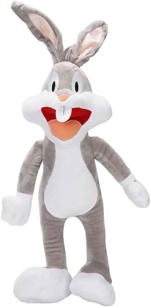 Sunman Looney Tunes Bugs Bunny Peluş Oyuncak, 40 cm, Çok Renkli, Unisex