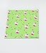 Cot bed DUVET COVER approx. 120x90cm, nursery bedding, toddler, baby bed linen (pattern: kitten with hearts_lightgreen)