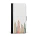 Produktbild licaso iPhone 8 Plus Faltbare Kunstleder Hülle in Schwarz mit New York Skyscrapers Klappbare Leder Handy Hülle mit Magnetverschluss - 2in1 Smartphone Flip Case & Brieftasche Portemonnaie Zubehör