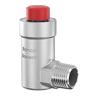 Flamco 27710 Flexvent H 1/2" Purgeur d'Air Automatique en Laiton Nickelé - Séparateur Air Automatique