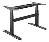 MAßE/ DATEN: elektrische Höhenverstellung von 63 cm bis 125 cm // flexible Gestellbreite für Tischplatten von 120 cm bis 200 cm // Tragkraft bis 115 kg, dadurch größere und schwerere Arbeitsplatte möglich // Mit simpler Montageanleitung // 5 Jahre Garantie für Tischgestell und 3 Jahre Garantie für Motoren