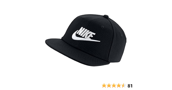 Nike PRO, Cappellino con Visiera Unisex Bambini, Black/Black/White, MISC :  Abbigliamento