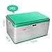 Produktbild EVERTOP Aufbewahrungsbox Kunststoff 140 Liter Aufbewahrungsbehälter Schloss Plastik Stapelbox Büro Hause Zahlencode Stoffbox mit Deckel Multibox ABS Systembox Groß Organizer Storage Box 48 x 75 x 39cm - Grün