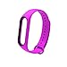 Price comparison product image For XIAOMI MI Band 3 Strap, Prevently Bright Color Luminous Silicon Soft Wrist Strap WristBand Replacement For XIAOMI MI Band 3 (Purple)