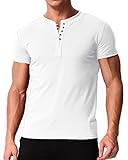 Cuello en V con botones especiales de alta calidad; se ve elegante y guapo; te ayuda a destacar entre la multitud.