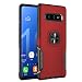 Produktbild S10e Handyhülle kompatibel mit Samsung Galaxy S 10e 360 drehbar Metall Ring Halter Fit Magnetische Auto Halterung Schutz Galaxy Bumper Conque 5,8 Zoll, rot