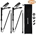 Produktbild iBaseToy Telescopic Faltbare Trekkingstöcke, Ultraleicht verstellbare, tragbare Wanderstöcke aus Aluminium zum Wandern, Camping, Klettern, Backpacking 2 Packs für Damen und Herren