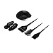 5PCS / 1 Set Plastic Salon Hair Coloring Dye Tint Bowl Comb Brushes Earmuffs Hairdressing Styling Tool Kit