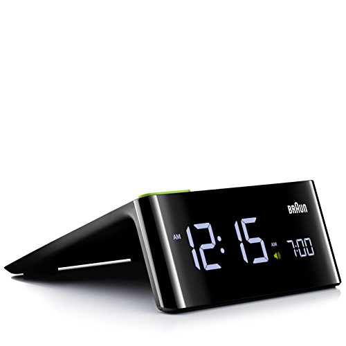 BRAUN ALARM CLOCK BLACK INCL. DC ADAPTOR 220VOLT - 2