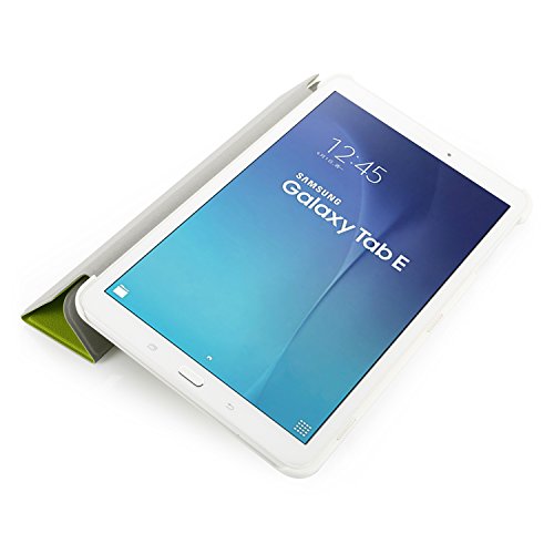 iHarbort® Samsung Galaxy Tab E 9.6 Hülle – Ultra Slim Leder Tasche Hülle Etui Schutzhülle Für Samsung Galaxy Tab E 9.6 Zoll T560 T565 Case Cover Holder (Galaxy Tab E 9.6, grün) - 4