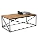 Produktbild Original-BestLoft® 1 Couchtisch Orlando (110-SH) Beistelltisch Industriedesign Loft LxBxH: 110x55x43 (Eiche Natur + Gestell in schwarz)