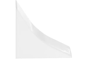HOLZBRINK Embout finition pour profil d’étanchéité pour plan de travail, finition du profil, blanc PVC 23x23 mm, 1 pc