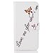 Produktbild Nancen Samsung Galaxy J5 2016 / SM-J510X (5,2 Zoll) Handyhülle Ledertasche Gemalt Erleichterung Prägung Relief Einfache Stil Golden Klein Schmetterling Muster Bookstyle PU Leder Hülle Flip Cover Etui mit Standfunktion Magnetverschluss Brieftasche / Wallet und Card Slot Case Handy Schutzhülle