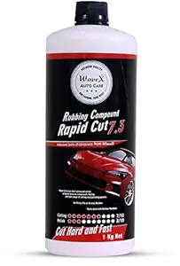 Wavex Rubbing Compound Rapid Cut 7.3 (Cut 7/10, Polish 3/10) Cut Hard and Fast, 1 Kg