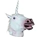 Produktbild Bingsale Einhorn maske für Halloween Maske latex Fasching Latex Vollmaske Tiermaske Kostüm (Einhorn)