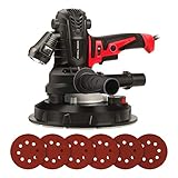 schleifgiraffe mieten berlin Einzigartige Trockenbaukonstruktion - Entwickelt das Schleifen von Innen- und Außenflächen der Decken und Wände, einschließlich schwer zugänglicher Teile, Außenwand, Flur, Kleber und losem Putz. Mit der Selbstansaugfunktion kann der Staub beim Schleifen reduziert und ein hervorragendes Finish erzielt werden. Das abnehmbare Bürstensegment und der herausnehmbare Boden ermöglichen das Schleifen bis zum Rand und einfacher zu reinigen.