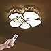 Produktbild Led Deckenleuchte Deckenlampe Dimmbar mit Fernbedienung 36W Schmetterlingsform mit Blumen Fur Wohnzimmer, Kinder Zimmer,Schlafzimmer, Küche und Esszimmer JDONG 10602HD-36W-HW