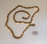 Lichterkette - Sisalseil mit Beleuchtung (40 LEDs in warmweiss)