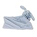 Tartine et Chocolat Augustin the Rabbit Blue Cuddly Toy / Comforter - Dimensions 24 cm x 24 cm