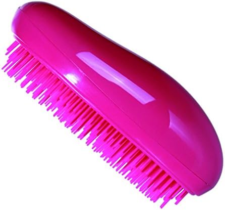 Pink Anti Tangle Hair Brush - Ladies Women Female Friend Partner Wife Girlfriend For Her Number 1 Selling Health &amp; Beauty Pamper Essential Hair Care Travel Holiday Bag / Make Up / Handbag Bag Accessory - Birthday Secret Santa Leaving New Job Valentines Gift Present Idea - One Supplied