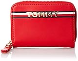 Marke: Tommy Hilfiger Tommy Hilfiger Damen Corp Leather Mini Za Geldbörse, Rot (Tommy Red), 8x2.5x12.5 cm