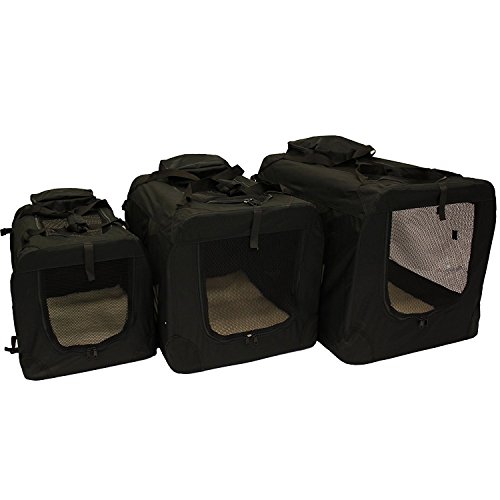 LIVIVO--Lightweight-Premium-Dog-Cat-Puppy-Fabric-Portable-Carrier-Folding-Crate-Cage-Pet-Travel-Foldable-Bag