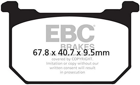 FIT KAWASAKI Z 650 F2/F3/F4 Z 700 A1 LTD GT 750 P1-P9 GPZ 750 R1 Z 750 E1 Z 750 H1/H2 LTD Z 750 L1-L4 Z 750 Y1 LTD Z 750 N1/N2 Spectre Z 1000 K1/K2 LTD Z 1100 D1/D2 Spectre Z 1100 A1-A3 GPZ 550 H1/H2 Z 1000 J1/J2 Z 1000 J3 Z 1000 R2 GPZ 1100 B1 GPZ 1100 B2 Z 1100 R1 Lawson Replica GPZ 550 D1 EBC Semi-Sintered Pads