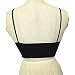 VANKER Cross Caged Strappy Stash Bra Crop Top Tank Bralette Bustier Short Vest Black