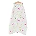 Produktbild Chilsuessy Baby Sommer Schlafsack Leichter Sommerschlafsack ohne Arm/Baby-Schlafsack ungefüttert,der Boden ist offen, Pink, 80/Koerpergroesse 80-95cm