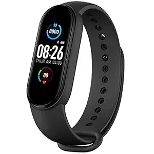 Denlok M5 Bluetooth Fitness Smart Health Band/Smart Fitness Band Oximeter with Call Alert Pedometer for Men Women Boys Girls