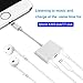 Produktbild Zantec Lightning auf 3,5 mm Kopfhörer Jack Adapter Dual Lightning Audio und Laden Splitter für iPhone