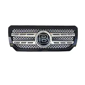 CAR SAAZ Benz Style Front Grill Compatible with Bolero Type 3(2011-2019) Silver