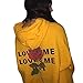 Produktbild Sweatshirt Damen SUNNSEAN Frauen Hoodie Love me Gedruckt Lässige Oberteile Mit Kapuze Pullover Tops Stilvolle Kalte Streetwear Tuniken Bluse